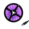 Tira LED flexible con USB color violeta Tira LED flexible con USB color violeta