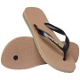Sandalias Havaianas Brasil Logo Hombre Oro Rosa Negro