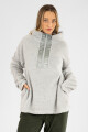 Sweater sherpa Gris
