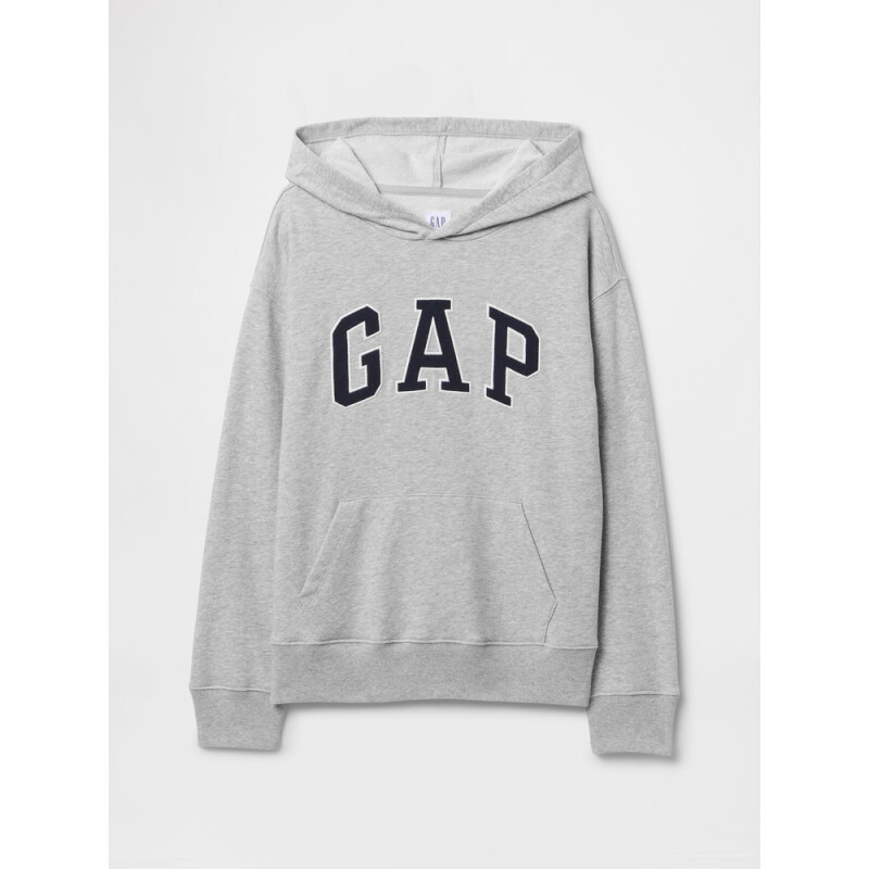 V-FRCH FT BAS HERITAGE LOGO PO LIGHT HEATHER GREY B08