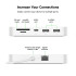 Belkin Adaptador HUB 6 en 1 USB-C - White Belkin Adaptador HUB 6 en 1 USB-C - White