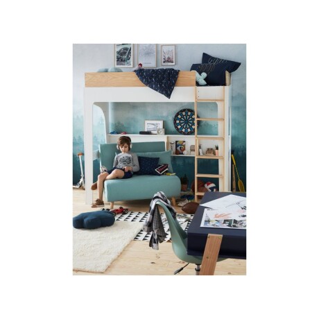 Sillon cama Trifold 1 cuerpo Verde claro