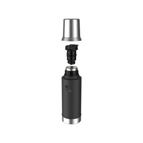 Termo Stanley Mate System 800 ml con Pico Cebador y Tapa Mate Negro