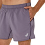 Short Running Asics Silver 5In Short Hombre Lavender Grey