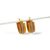 Caravanas aros de oro serpentina 3 líneas- Oro bajo - Sin piedra- CA8025 sinpiedra