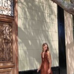 VESTIDO FLORENCIA MARRON