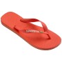 Sandalias Havaianas Brasil Logo Hombre Rojo Rojo