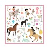 Set de 160 stickers Caballos