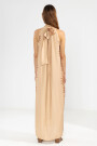 MICHU HALTER DRESS Bloom Camel