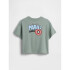 MVL SS BOXY GR TEE SAGE