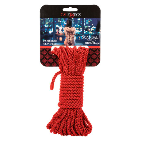 Cuerda Scandal® BDSM Rope 10 mts Roja Cuerda Scandal® BDSM Rope 10 mts Roja