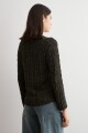 Sweater cinta estructuras verde oliva