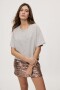 REMERA FIESTA Gris Claro