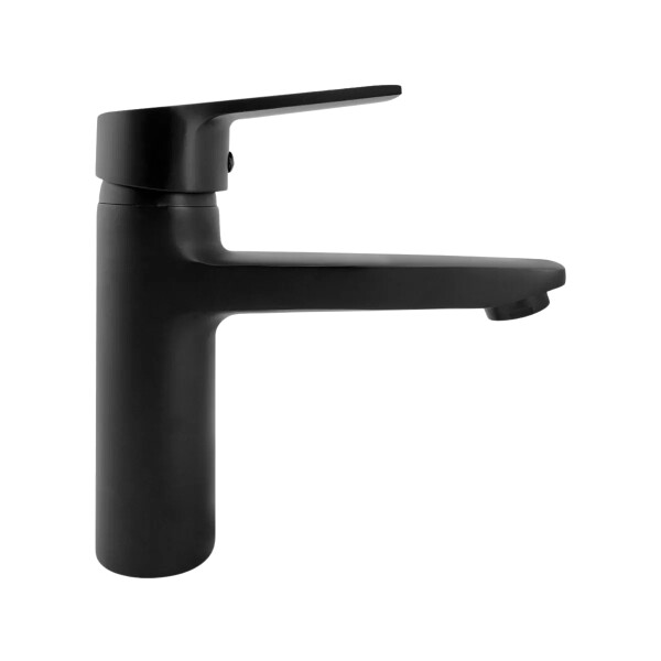 Monocomando para lavatorio, zinc, 35mm, línea U Home, modelo estándar, negro mate. Monocomando para lavatorio, zinc, 35mm, línea U Home, modelo estándar, negro mate.