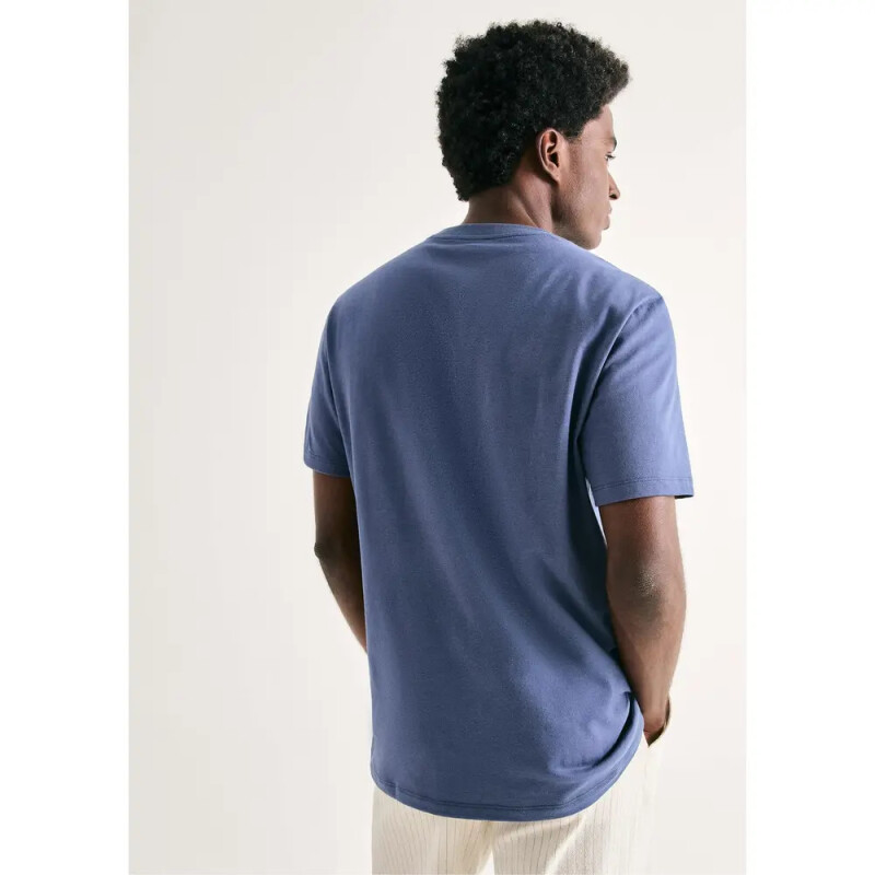 CAMISETA MM MASC AZUL MEDIO