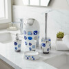 Set De 6 Accesorios Para Baño Estampado Circulo