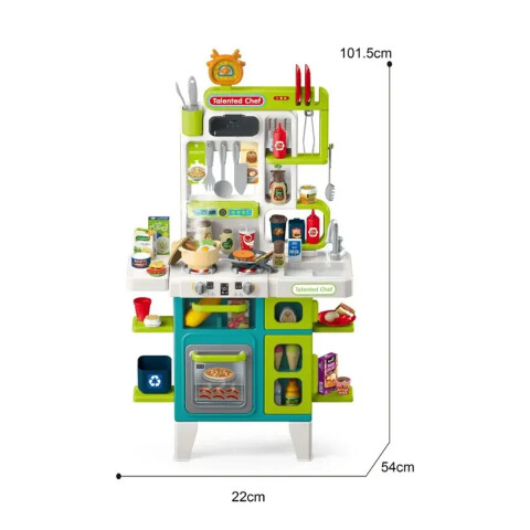 Set de Cocina con Vapor, Luz y Sonido 101 cm U