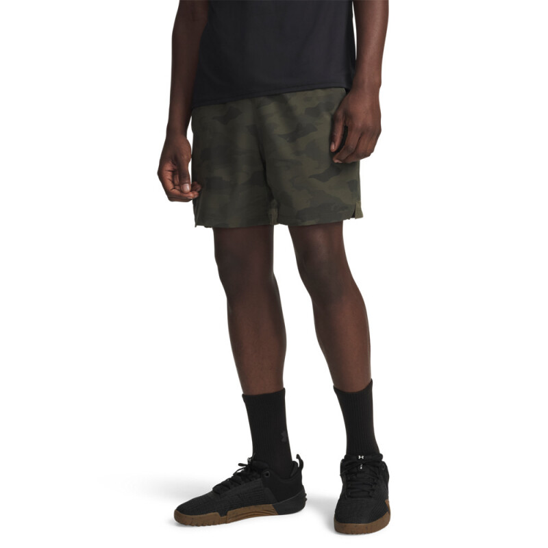 UA Vanish Woven 6in Prnt Sts-GRN GRN-390