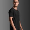 Polo Training Motion Cotton Flex Tee Hombre Black/black