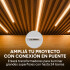 Repuesto Barra LED para Panel WPC 100 cm Encastrable Cálida
