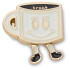 Jibbitz Enamel Coffee Mug Friend Multicolor