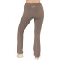 PANT FEM POLY/SPX EVERLAST FLARE BR W7 BROWN
