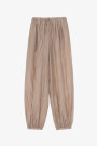 PANTALON ARRUGADO Beige
