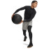 UA HG Armour Comp Mock LS-GRY BLK-001