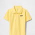 V-FRCH LOGO SS PIQUE POLO PALE BANANA 12-0824TCX