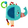 Libro tela textura animales SOFT elefante verde agua