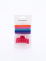 PINZA Y COLEROS PACK X 11 MULTICOLOR
