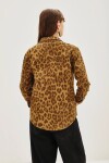 Campera Canvas Leopard Verde