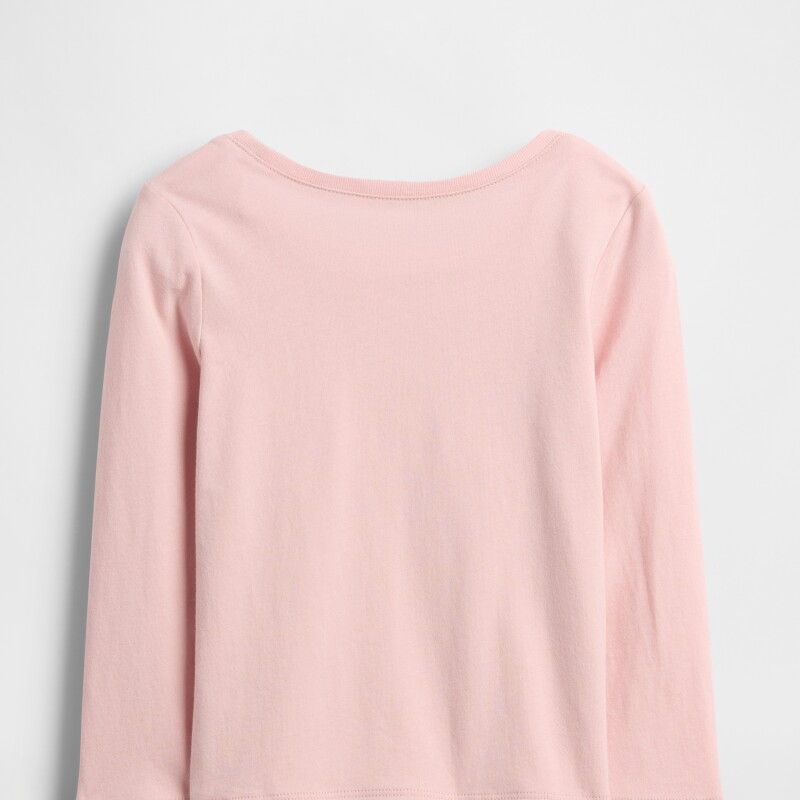 V-FRCH LS LOGO TEE PURE PINK