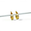 Caravanas aros de oro Cartier 3/4 - Oro bajo - Sin piedra - CA8014 sinpiedra