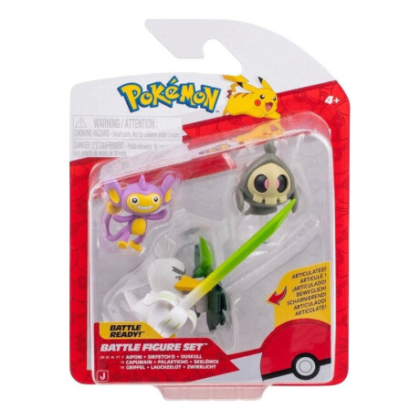 Pokémon Battle Figure Set - Aipom + Sirfetchd + Duskull Pokémon Battle Figure Set - Aipom + Sirfetchd + Duskull