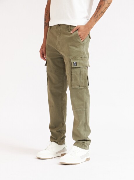 PANTALON CARGO ABETO VERDE