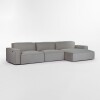 Sofá modular URBAN GRIS - DERECHO