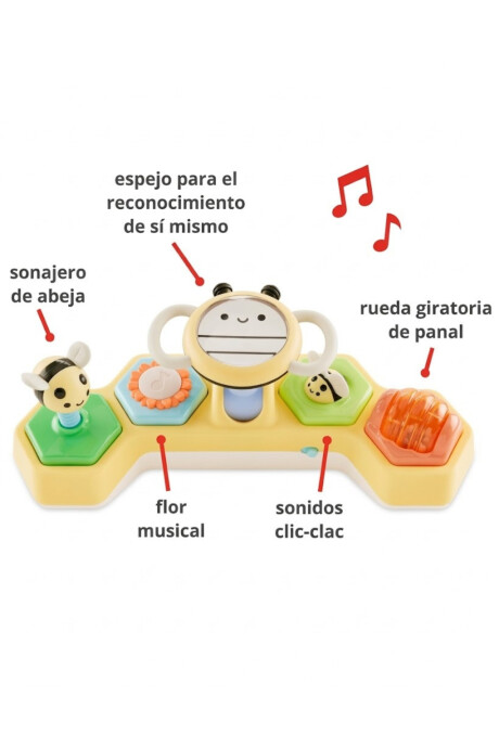 Volante didáctico con luces y música, abejas Volante didáctico con luces y música, abejas