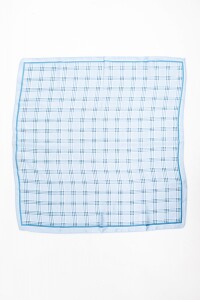Bandana Cuadros Tartán Azul