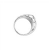 Anillo Cruzado- Plata 925 - Sin Piedra - AN4716 conpiedra