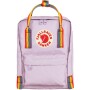 Mochila Fjallraven Kanken Rainbow Mini Unisex Pastel Lavender-Rainbow