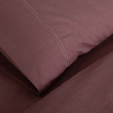 JGO. SÁBANAS 1 1/2 PLAZA ALGODON-Y-POLIESTER ROSA CHAMBRAY