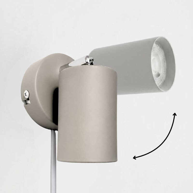 ARTEFACTO BOLD DE ADOSAR ORIENTABLE Luminaria de Pared Bold Beige