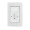 PLAQUETA IP54 INTERRUPTOR BIPOLAR+ SHUCKO BLANCO Plaqueta Ip54 Interruptor Bipolar+ Shucko Blanco