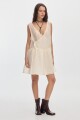 Vestido Adams Silky Cream