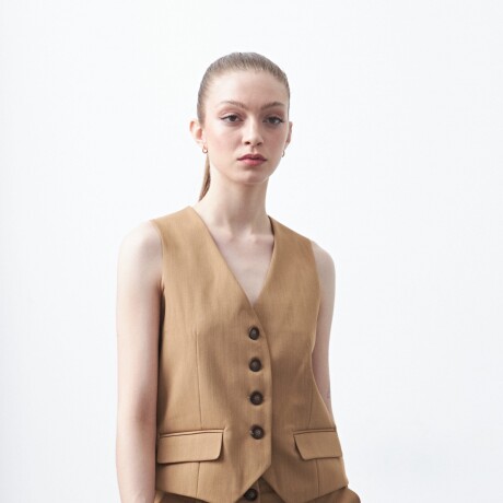 CHALECO EVERLY Camel