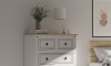 Comoda 4 cajones - Linea mexicana Blanco