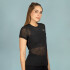 TSHIRT FEM POLY EVERLAST AERO WT W6 BLACK