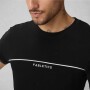 Short The 24-7 Tee Dna Stripe Hombre Black/classic White
