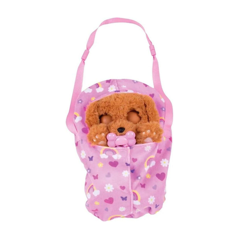 Peluche Cachorro Interactivo 22cm Labrador Baby Paws Chocolate